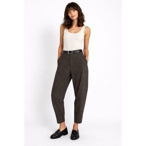 Ruti Women's Brown Check Patterned Barrel Wide Ish Leg Pants Equestrian Sz 12